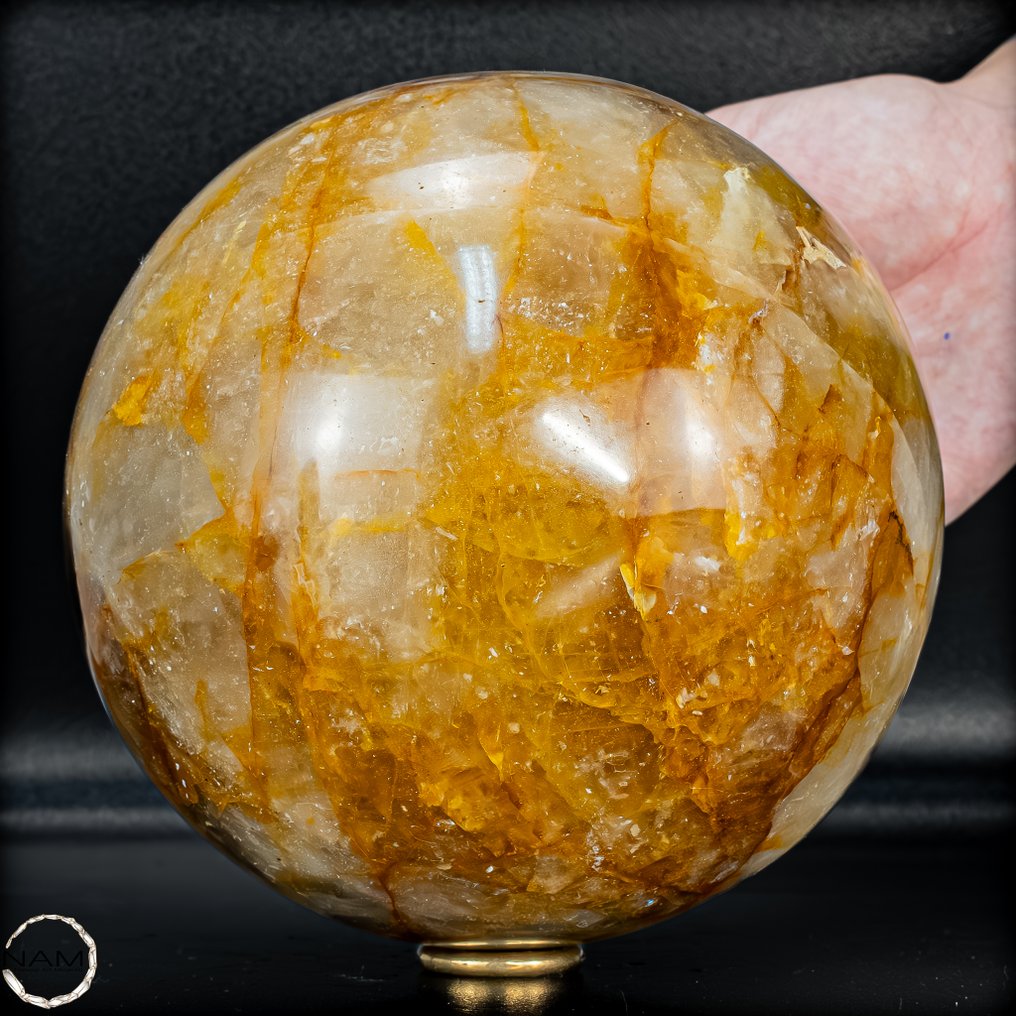 Εκλεπτυσμένη φυσική θεραπευτική σφαίρα από χαλαζία από τη Βραζιλία. Υψηλότερη ποιότητα- 4149.61 g #3.2