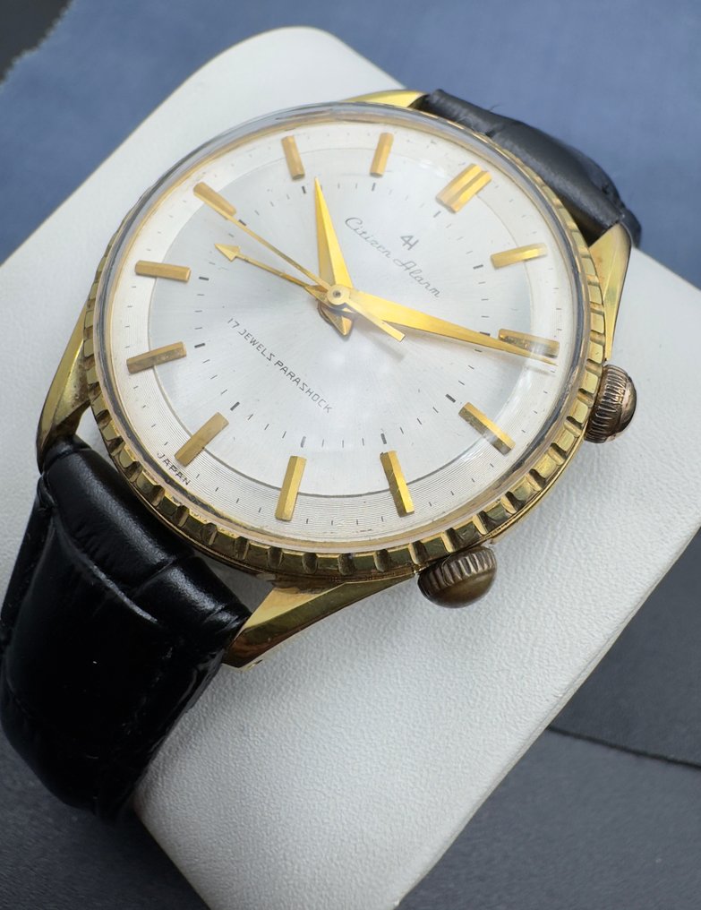 Citizen - Mechanical Alarm Fluted Bezel Vintage - Zonder minimumprijs - Heren - 1970-1979 #4.3