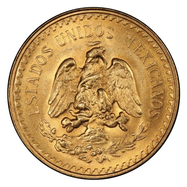 Mexico. 1945 Mexican 2 1\/2 Pesos Hidalgo Gold Coin - auction online Catawiki
