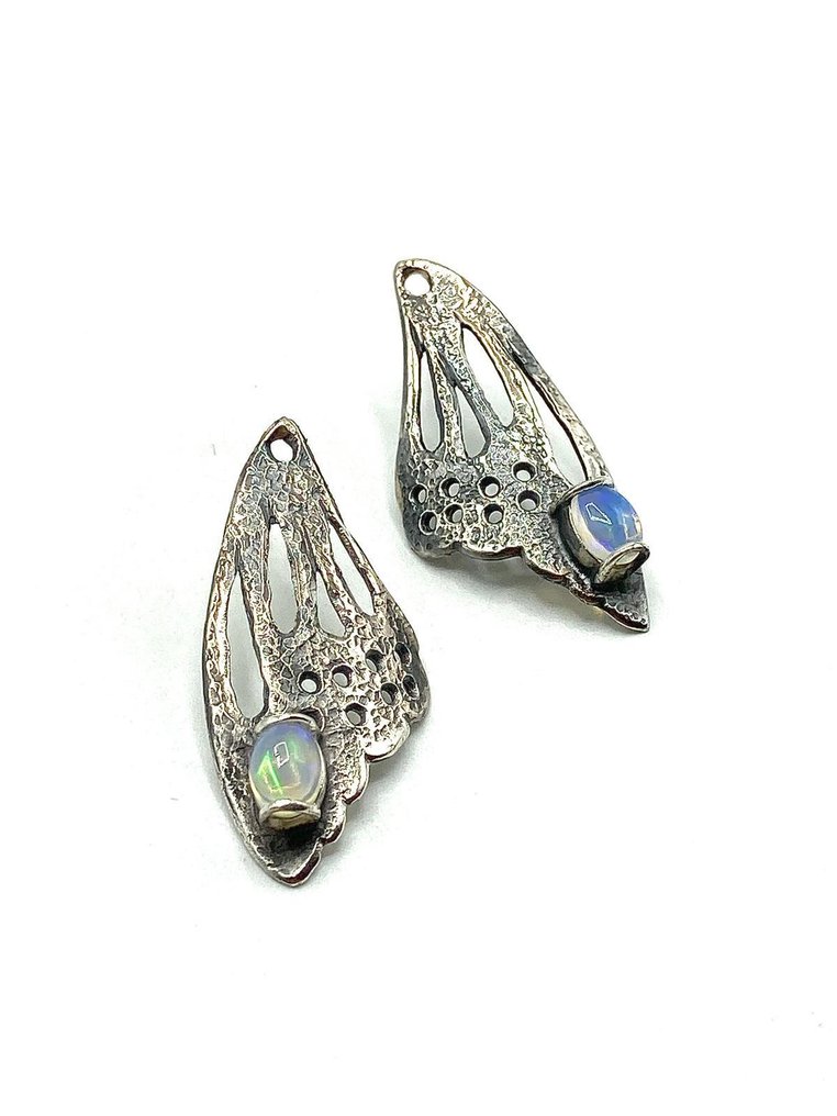 Senza prezzo di riserva - Orecchini Argento Opale #1.0