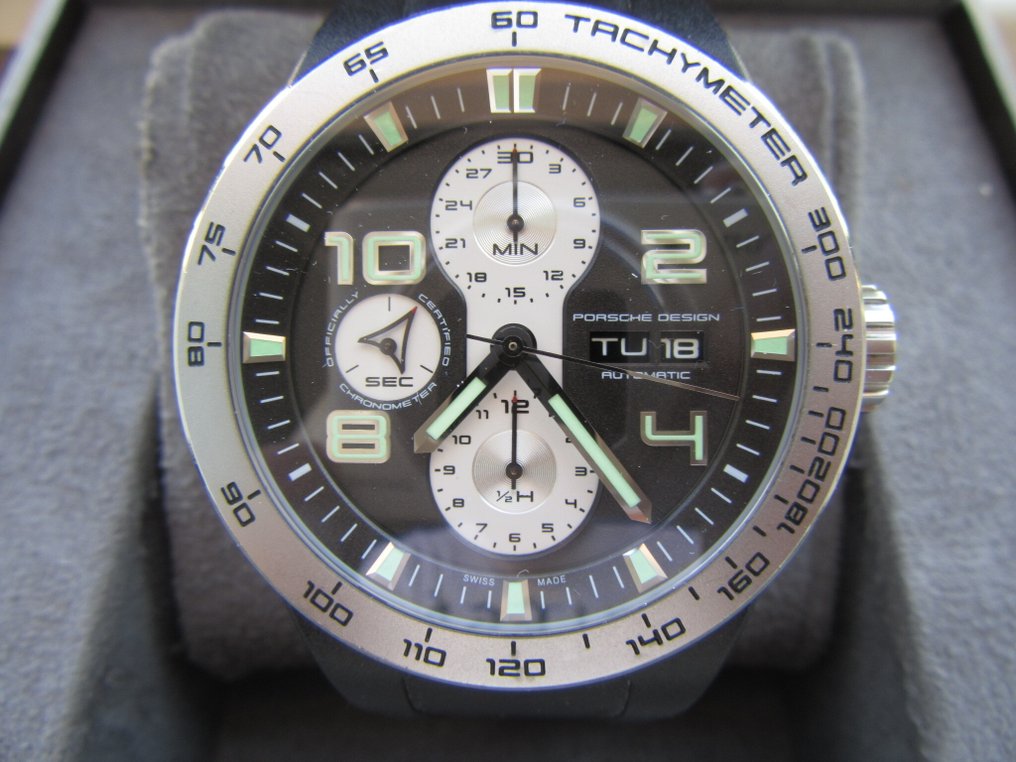 Porsche Design - Automatic Chronograph Flat Six - Uomo - - Ref. P6340 - 男士 - 2018 #3.2