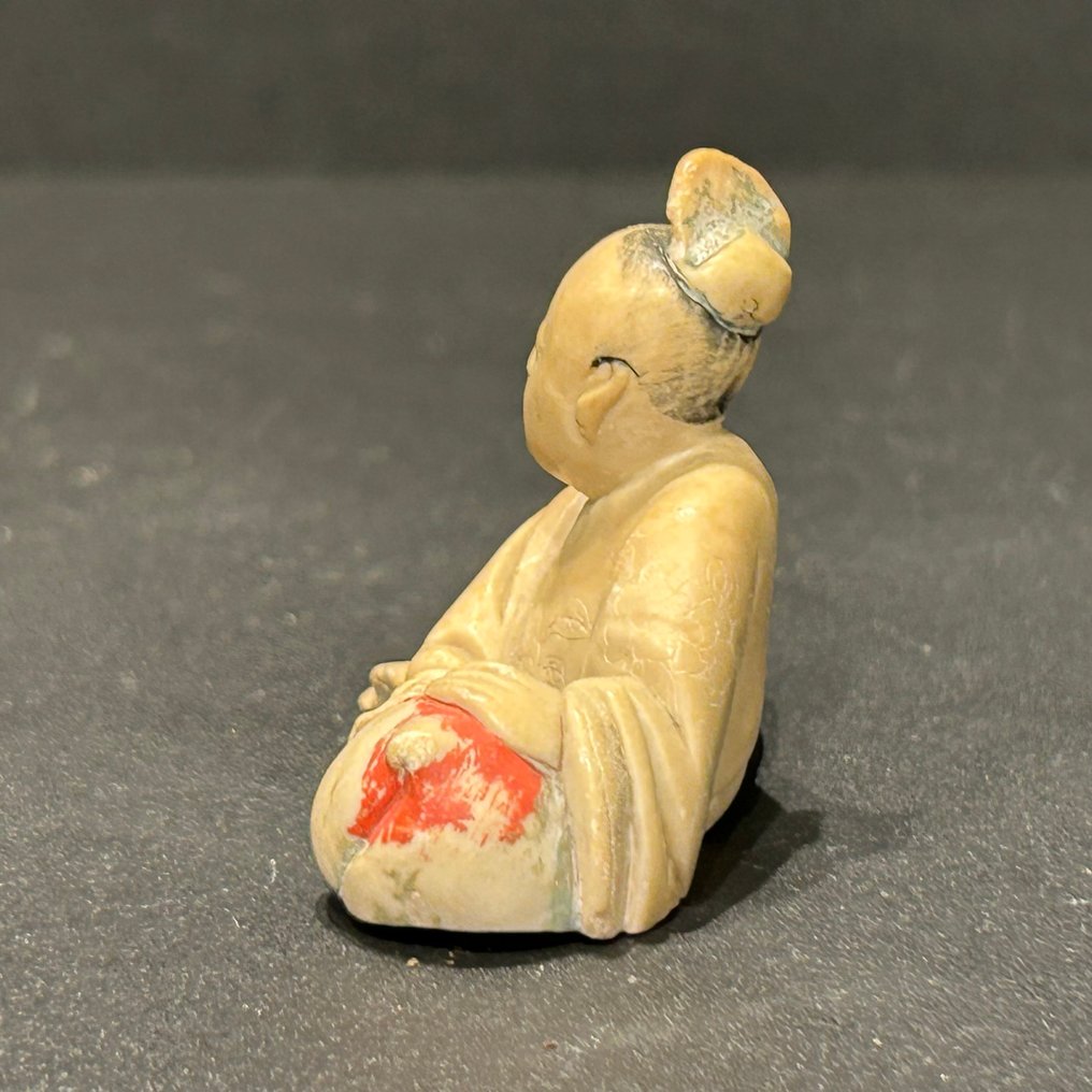 Ming brush rest sculptuur - speksteen - Kina - Ming-dynastiet (1368-1644)  (Ingen mindstepris) #1.0