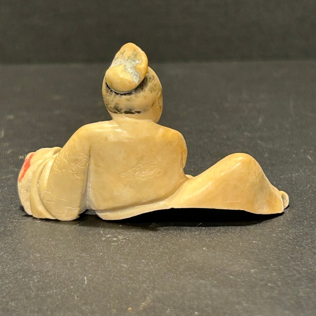 Ming brush rest sculptuur - speksteen - Kina - Ming-dynastiet (1368-1644)  (Ingen mindstepris) #2.1