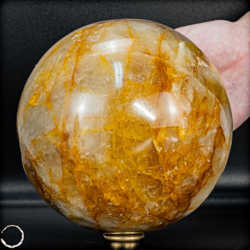 Εκλεπτυσμένη φυσική θεραπευτική σφαίρα από χαλαζία από τη Βραζιλία. Υψηλότερη ποιότητα- 4149.61 g #2.1