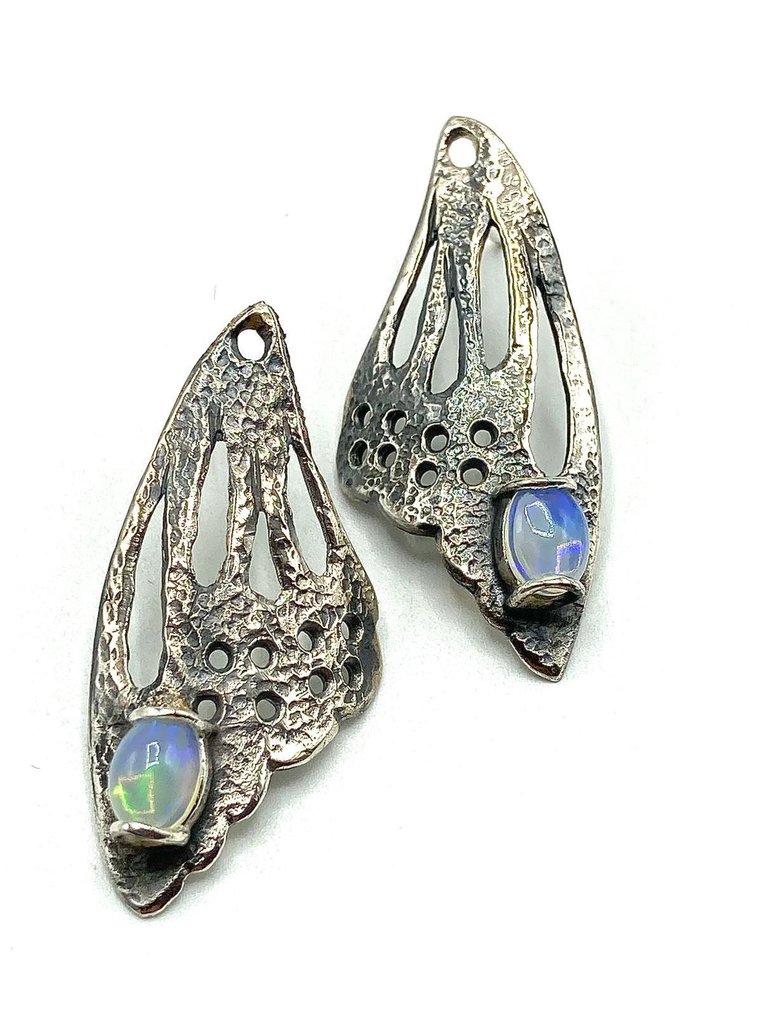 Senza prezzo di riserva - Orecchini Argento Opale #3.2