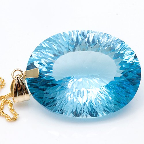 没有保留价 - 吊坠项链 - 18K包金 黄金 - 黄宝石 #1.0