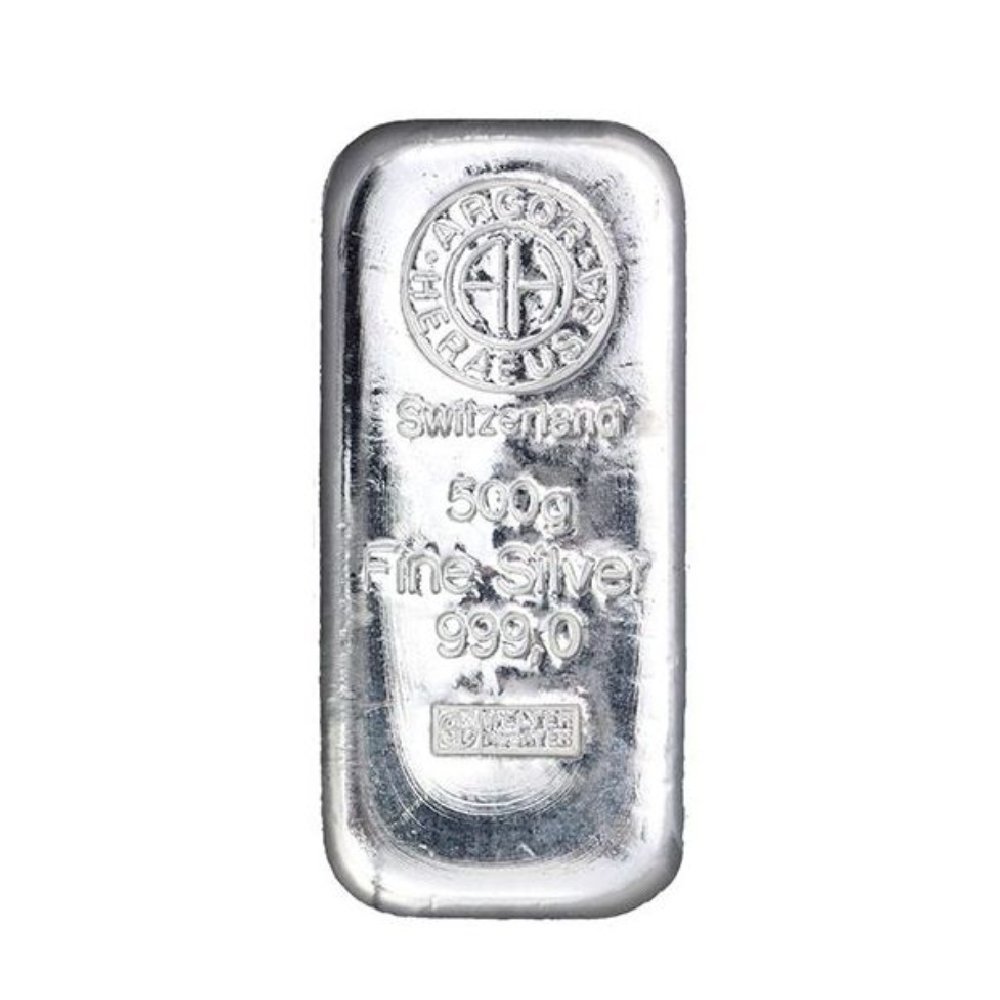 500 grammi - Argento .999 - Argor-Heraeus, Switzerland #2.1