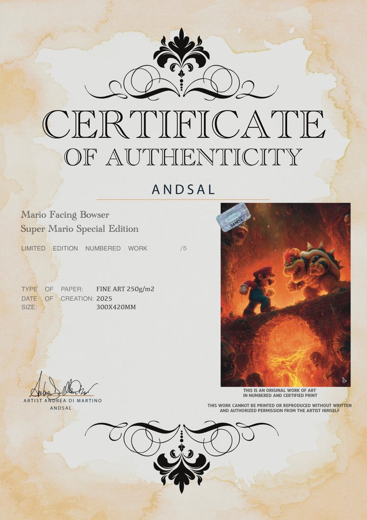 ANDSAL - Mario Facing Bowser Super Mario Special Edition #2.1