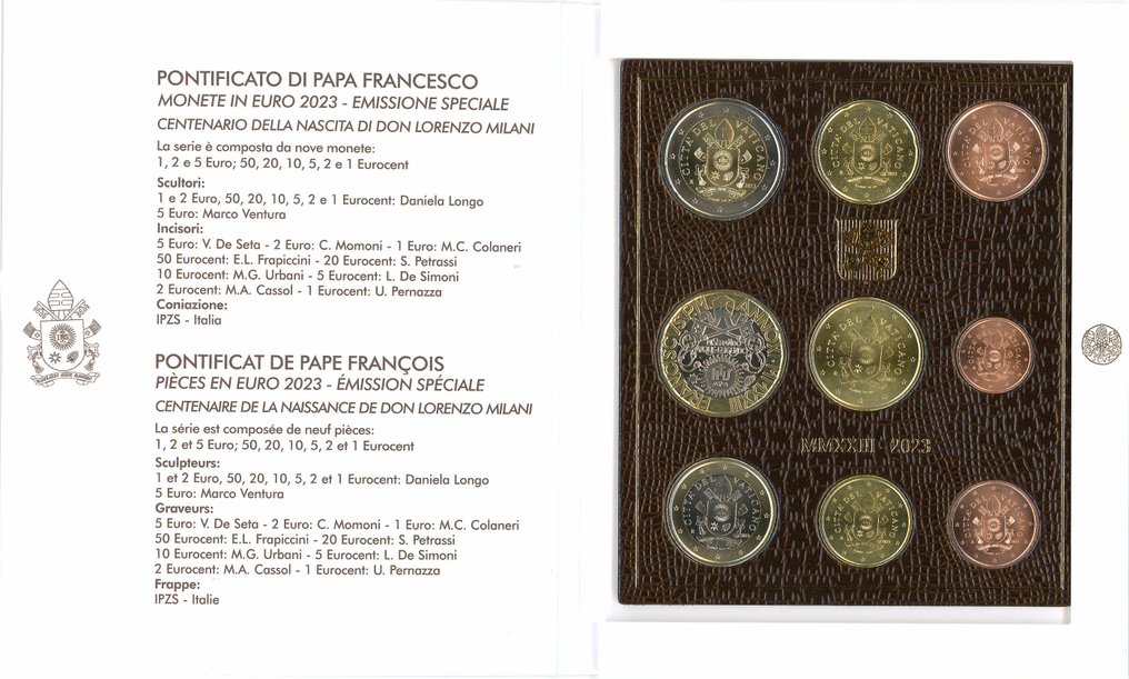 Vaticano. Year Set (BU) 2023 "Emissione Speciale" (Senza prezzo di riserva) #1.0