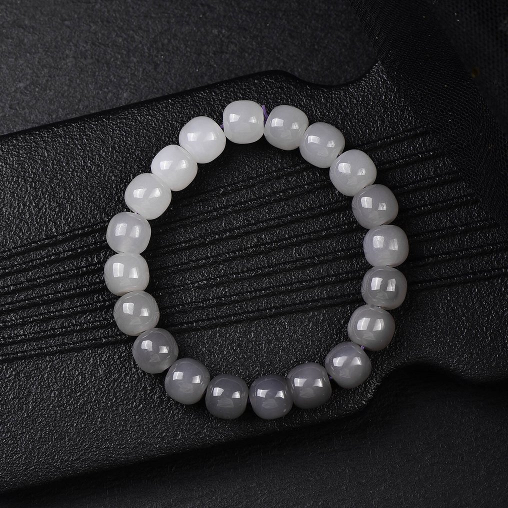 ALGT 认证 - 大型且极为独特的天然软玉手链 纯粹展现自然之美- 30.07 g #1.0