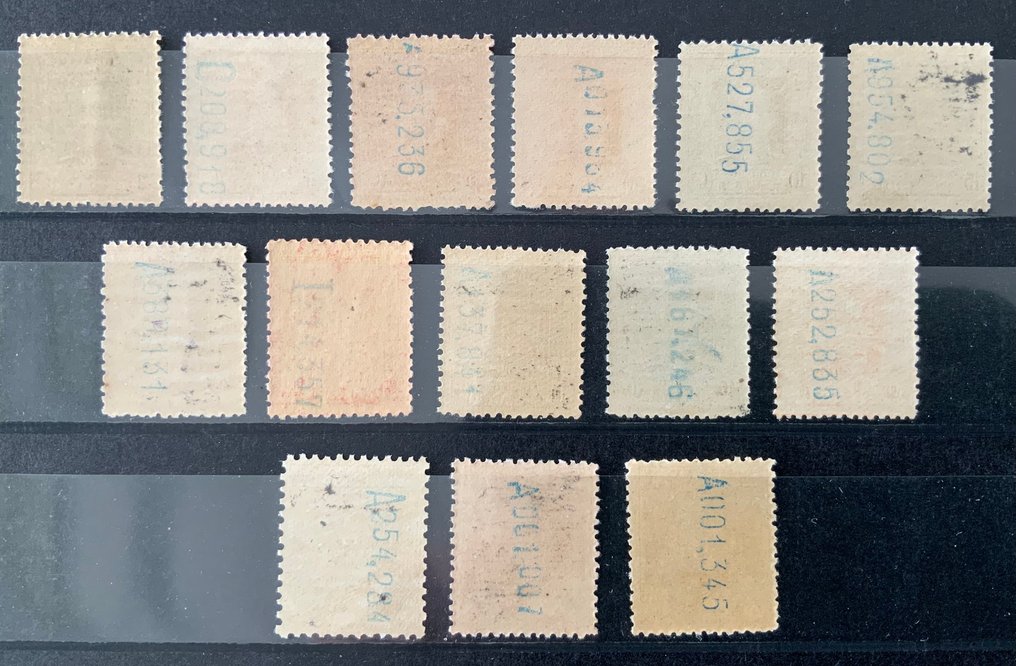 Spain 1922/1930 - Alfonso XIII - well centered - Edifil nº 310/23. #2.1