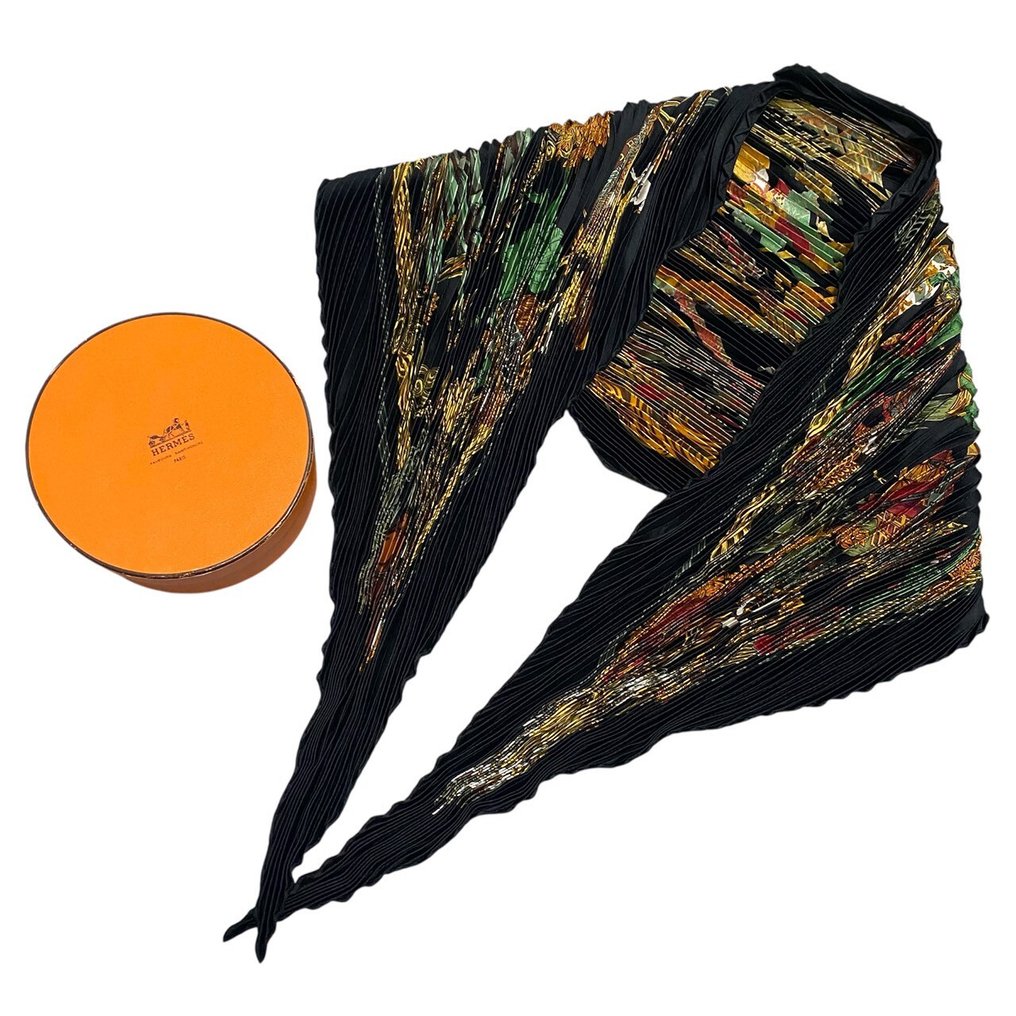 Hermès - Carré 90 Pleats (Au FIL de la SOIE) - Écharpe #2.1