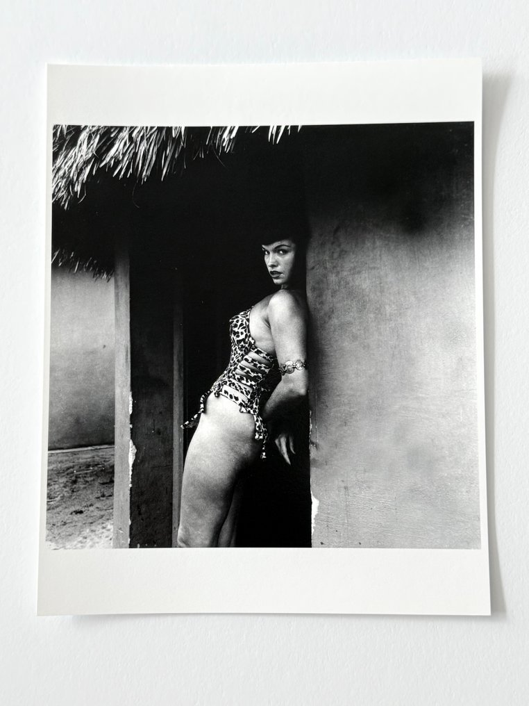 Bunny Yeager (1929–2014) - Pin-up Bettie Page in Key Biscayne, Florida, 1954. #1.0