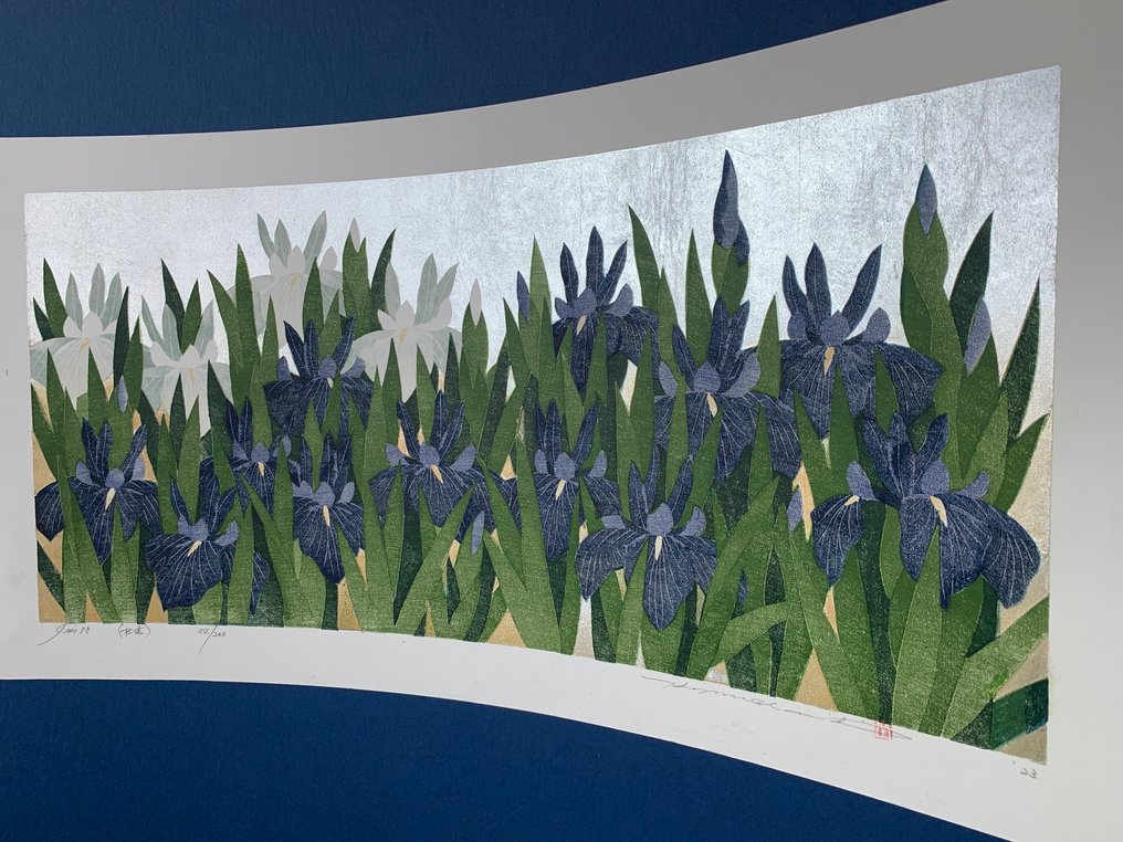 'Iris 78' - Large work ! - Hajime Namiki (b 1947) - Japan (No Reserve Price) #1.0