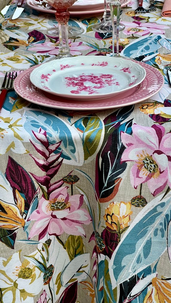Garden of Eden printed tablecloth for large tables. - Tablecloth - 270 cm - 180 cm #3.2