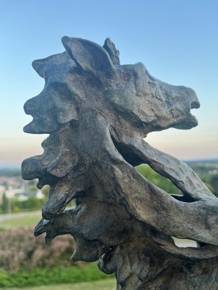 Frederic - Rzeźba, Steigerend paard - 65 cm - Brązowy #2.1