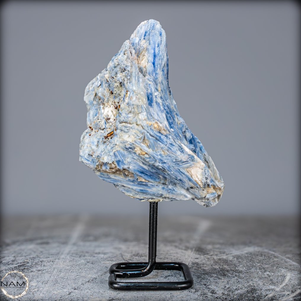 Meget sjældent naturligt kyanitkrystalcluster. på stand- 1058.33 g #2.1