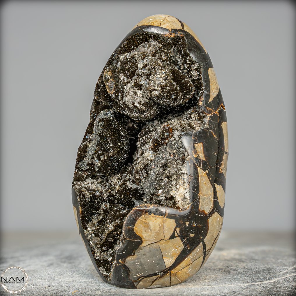 Φυσικές Septarien Druse με κρύσταλλους ασβεστίτη. Από υψηλότερη ποιότητα- 3648.05 g #3.2