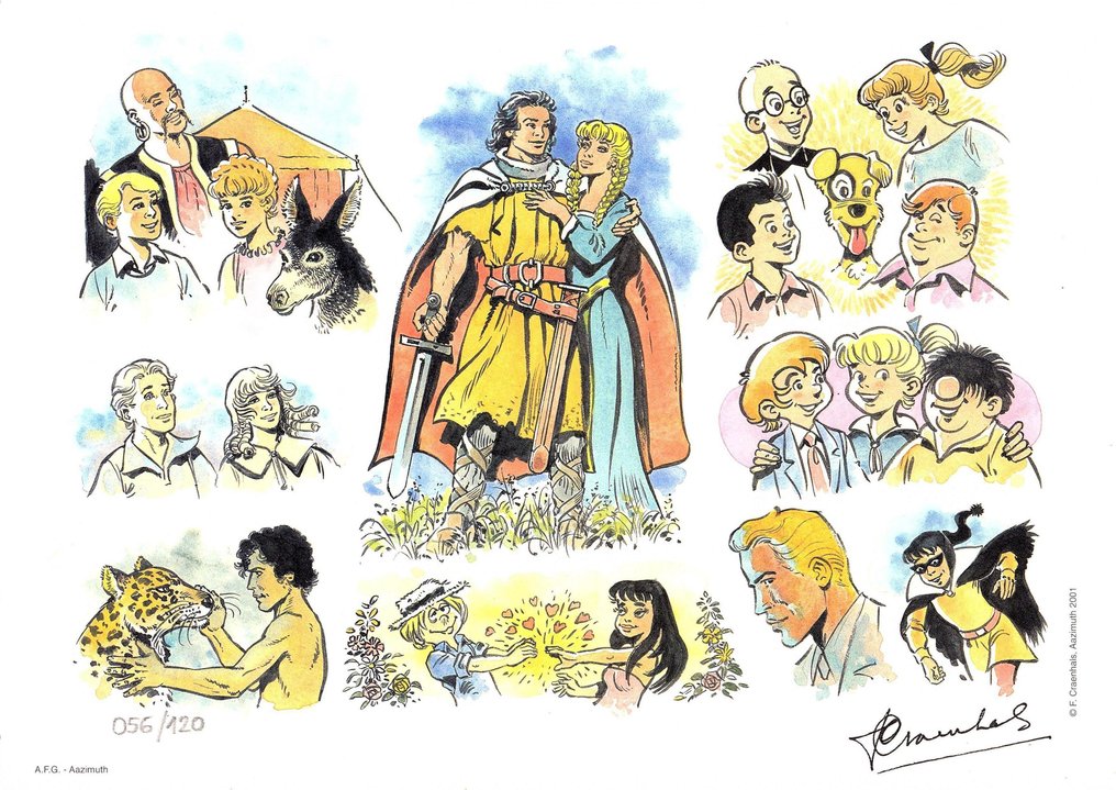 Craenhals / Follet / J.Martin / Tibet - 1 Portfolio - Alix - Blitz Collector 2 - 2001 #1.0