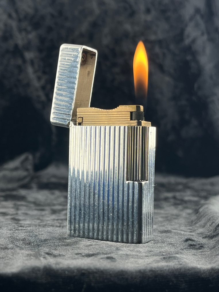 S.T. Dupont - Rare Vintage Large Line 1 - Lighter - Sølvbelagt #1.0