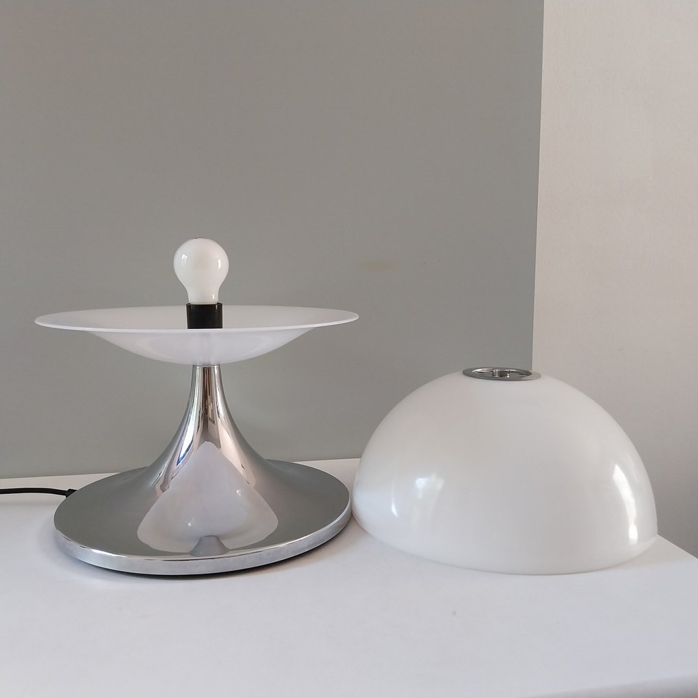 Harvey Guzzini - Table lamp - Art. 9002 - Plastic, Chrome plated, Metal - Mushroom #4.3