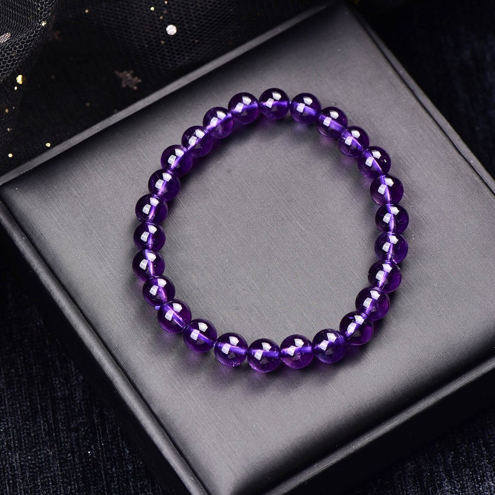 无保留 - ALGT 认证 - 天然紫水晶手链 以卓越的清晰度定义- 13.19 g #4.3