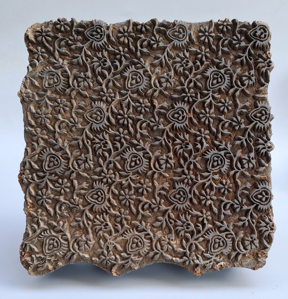 Tekstiltryksblokke - Træ - Indien - 20. århundrede #1.0