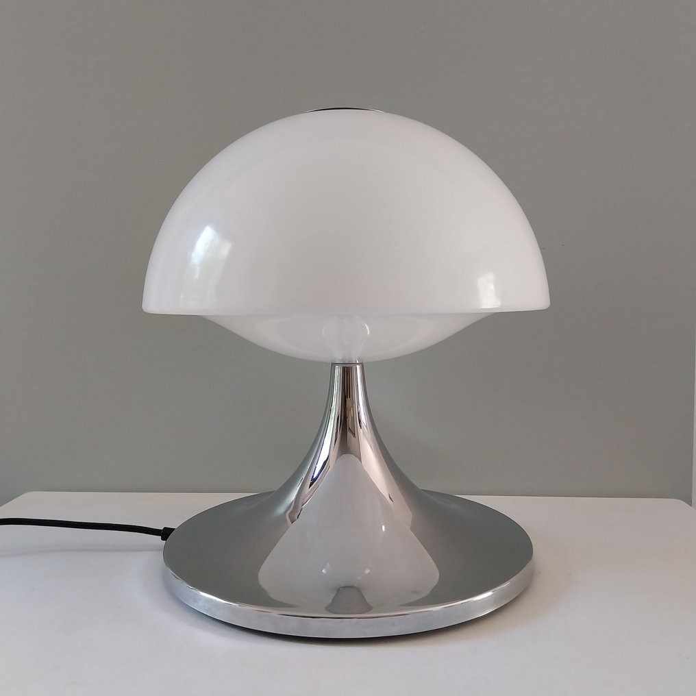 Harvey Guzzini - Table lamp - Art. 9002 - Plastic, Chrome plated, Metal - Mushroom #1.0