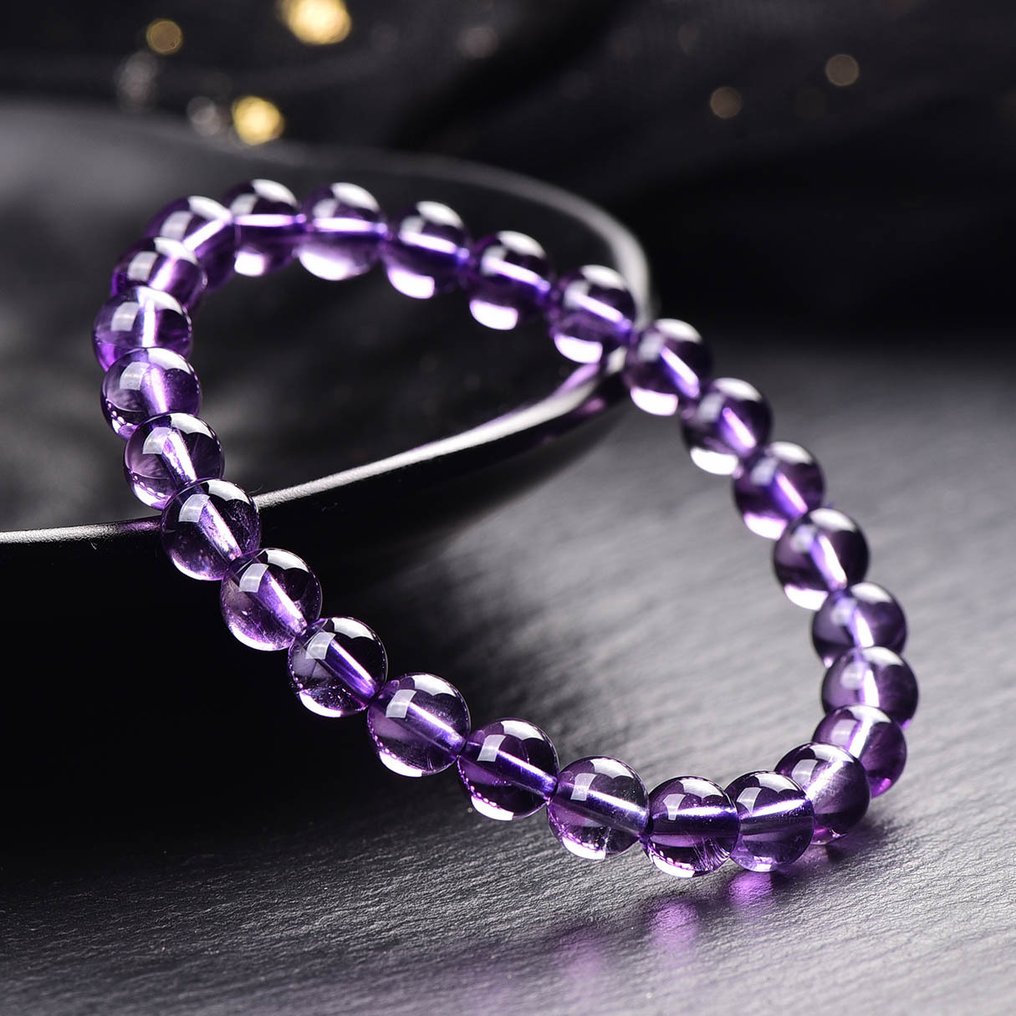 Pas d'enchères, certifié ALGT, bracelet en améthyste naturelle Une découverte exceptionnellement claire de la nature- 13.17 g #3.2