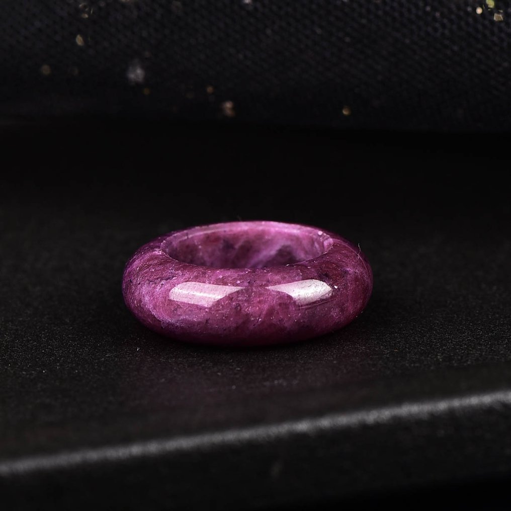 无底价 - ALGT认证 - 巨大且极为独特的天然红宝石戒指 令人瞩目的色彩强度,直接来自大地- 8.05 g #1.0