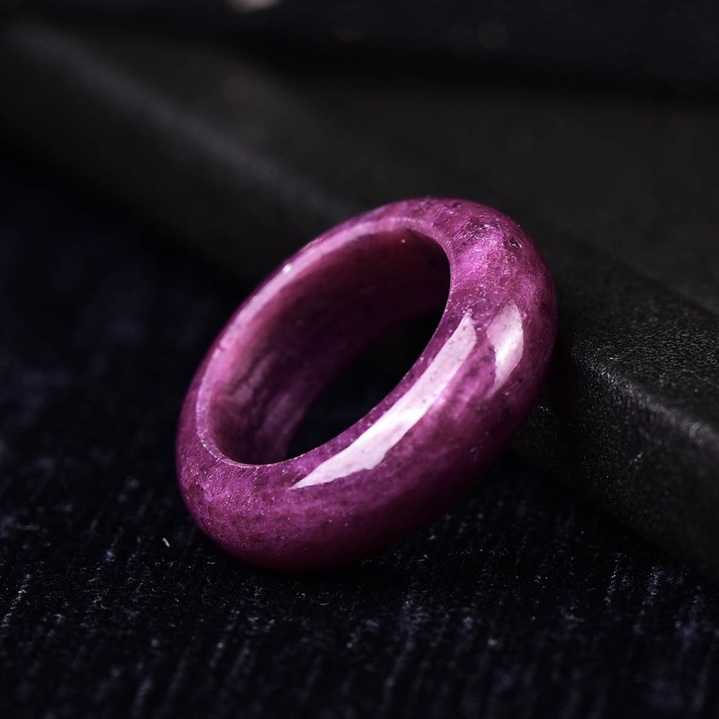 无底价 - ALGT认证 - 巨大且极为独特的天然红宝石戒指 引人注目且丰富的语调- 7.46 g #3.2