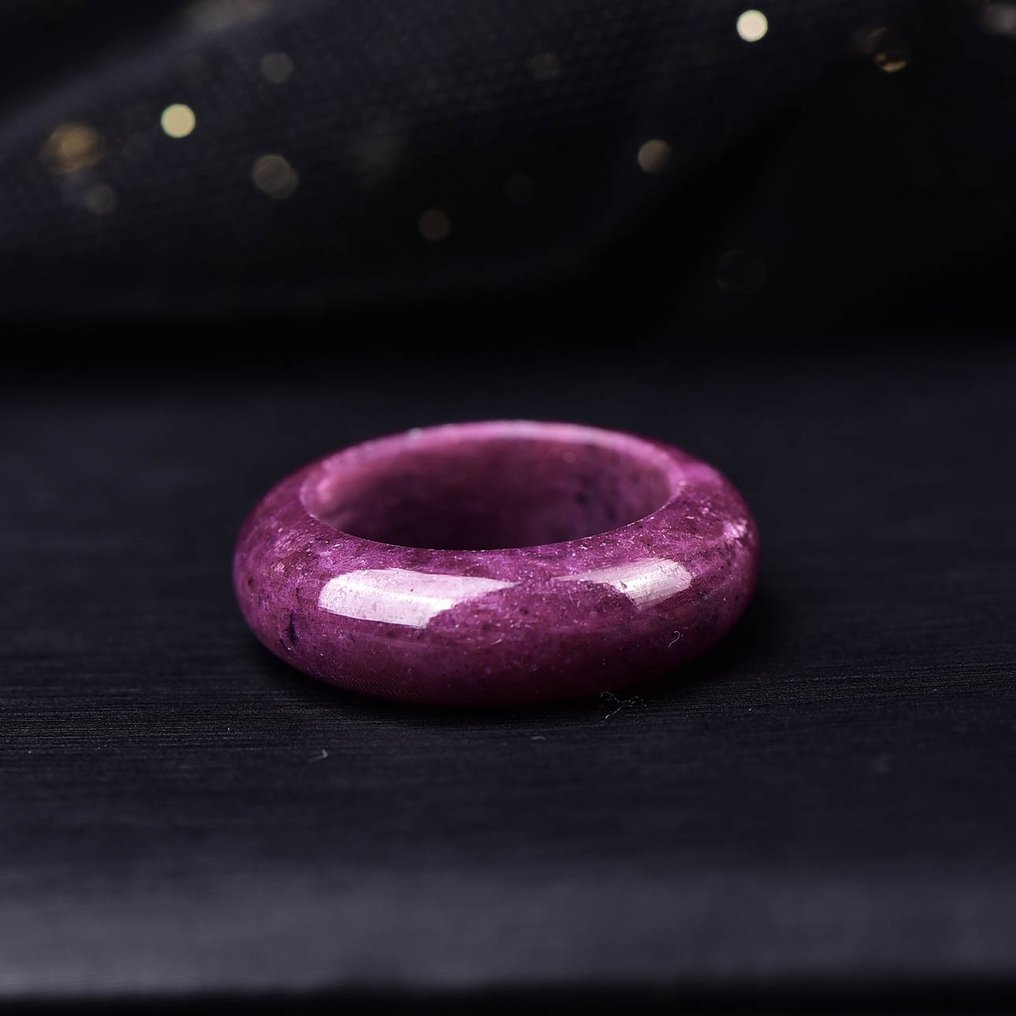 无底价 - ALGT认证 - 巨大且极为独特的天然红宝石戒指 引人注目且丰富的语调- 7.46 g #1.0