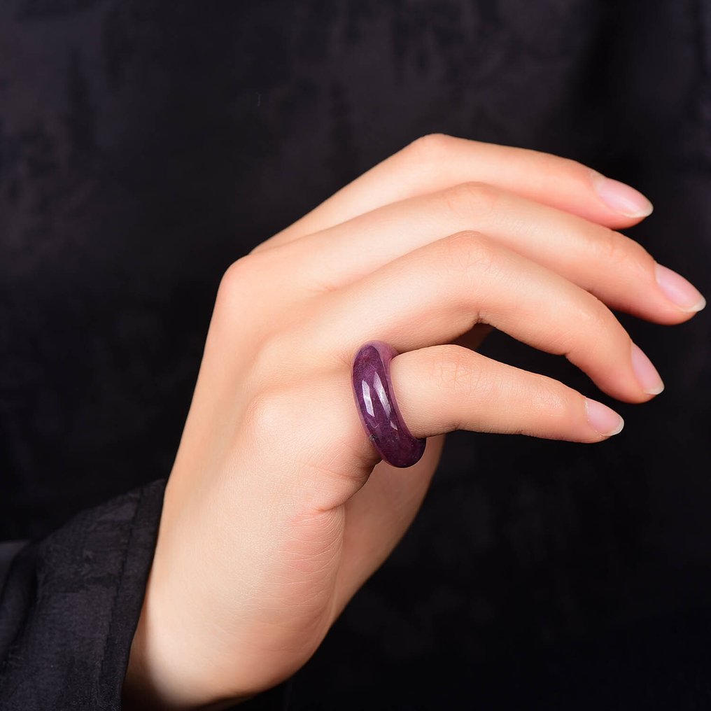 Χωρίς Αποθεματικό - Πιστοποιημένο από ALGT - Μεγάλο και Υψηλής Αποκλειστικότητας Φυσικό Δαχτυλίδι με Μια δυναμική απόχρωση διαμορφωμένη από τη φύση και το χρόνο.- 9.13 g #1.0