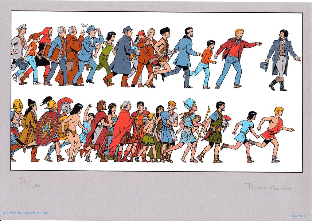 Craenhals / Follet / J.Martin / Tibet - 1 Portfolio - Alix - Blitz Collector 2 - 2001 #1.0