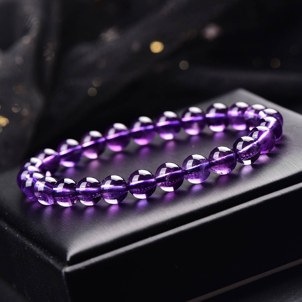 无保留 - ALGT 认证 - 天然紫水晶手链 来自大自然的极其清晰的发现- 16.3 g #3.2