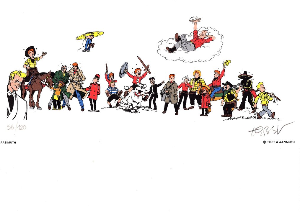 Craenhals / Follet / J.Martin / Tibet - 1 Portfolio - Alix - Blitz Collector 2 - 2001 #2.1