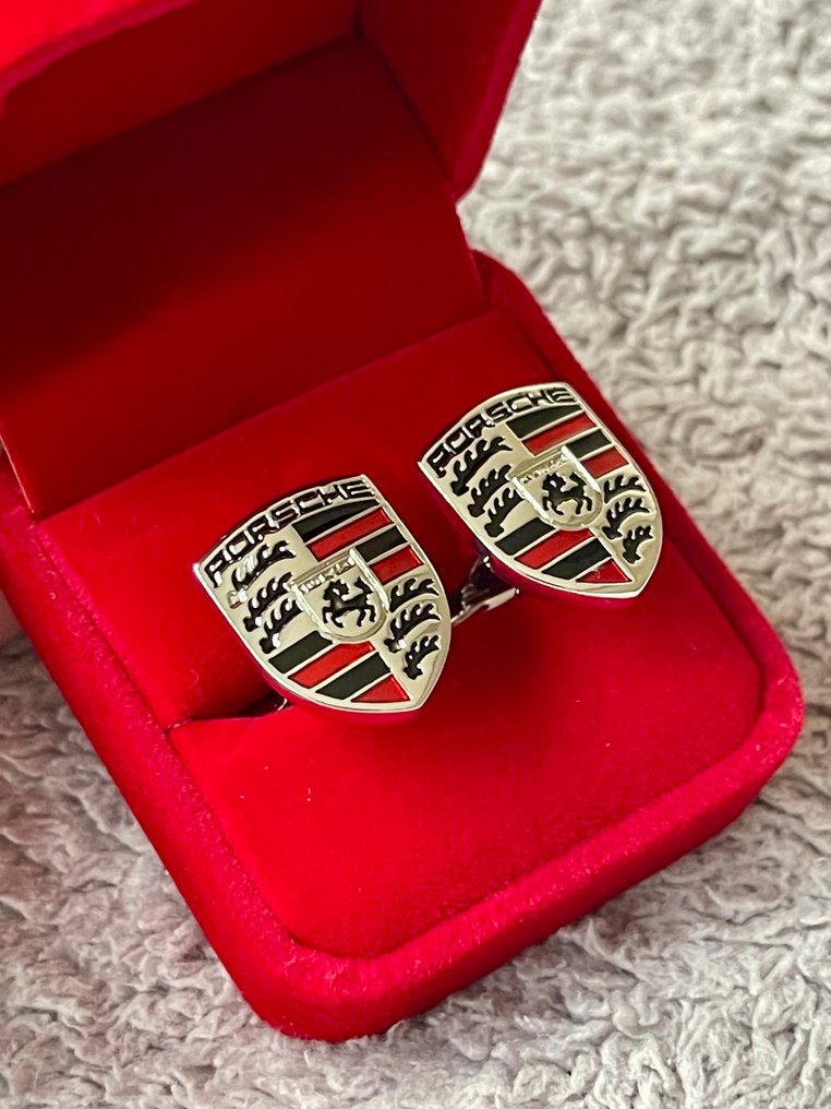 18k Gold Plated - Cufflinks - Porsche #1.0