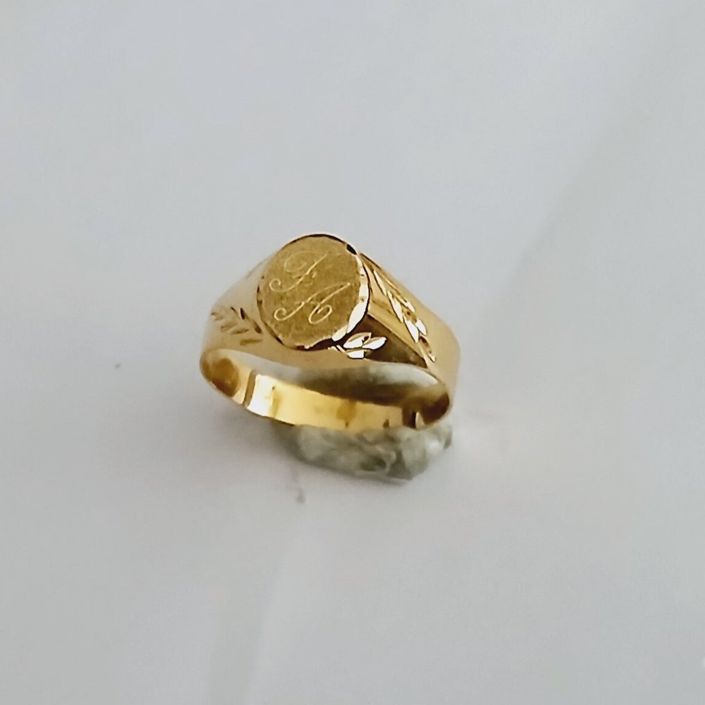 Inel - 18 ct. Aur galben #1.0