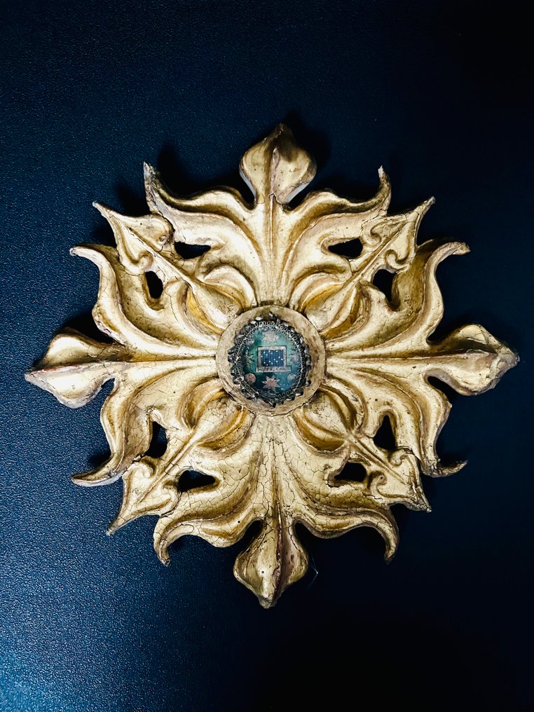 Reliquary - Glass, Boiled meat - 1800-1850 - Relic of St. Charles Borromeo #1.0