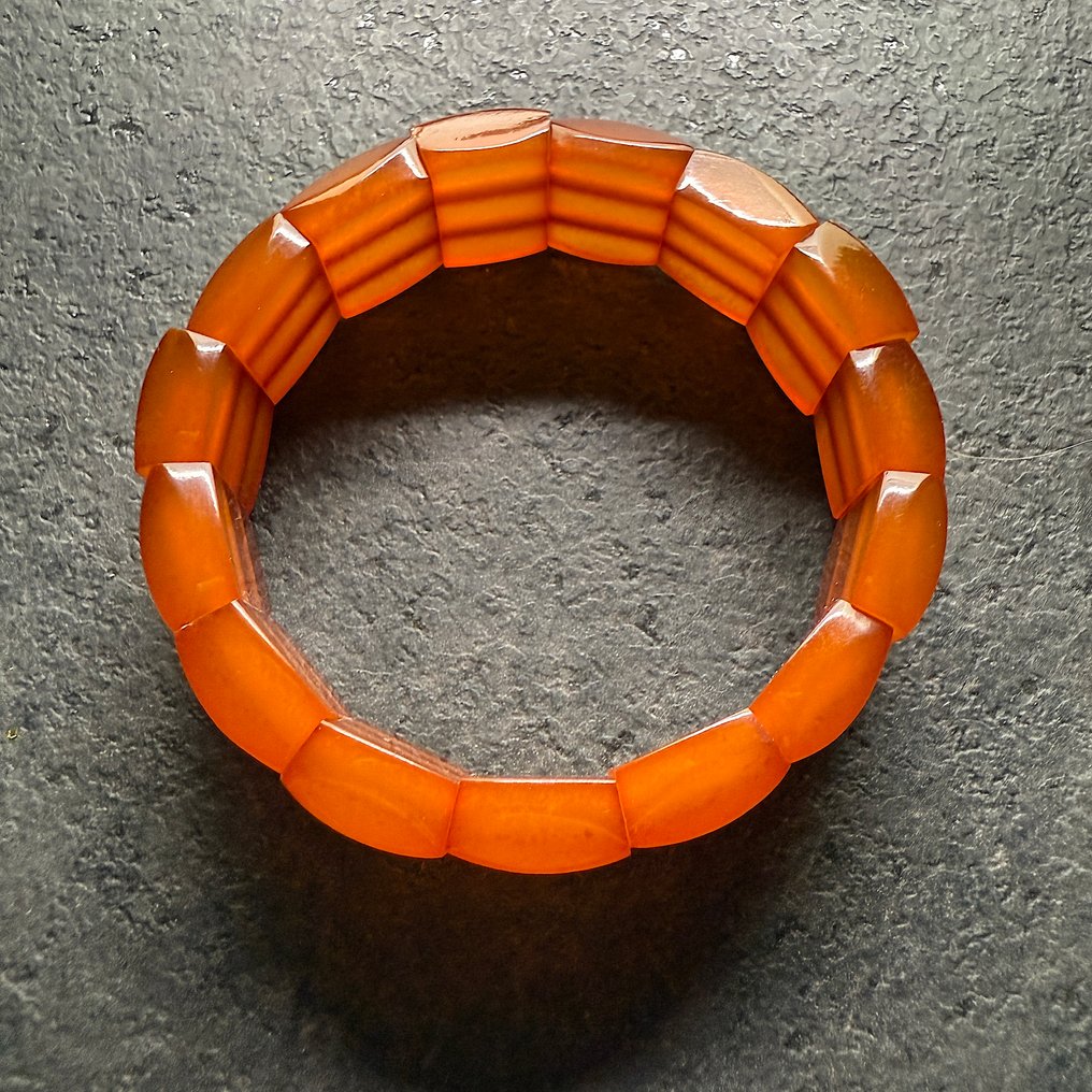 Βιντεζ art deco Βαλτική ρητίνη ευρύ βραχιόλι - συλλεκτικό - Κεχριμπάρι - Succinite #3.2