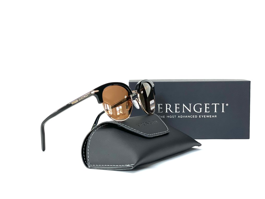 Other brand - SERENGETI, Lela 8939, Black & Shiny Gold, Mineral lenses, Spectral Control Photochromic Polarised - Occhiali da sole #2.1