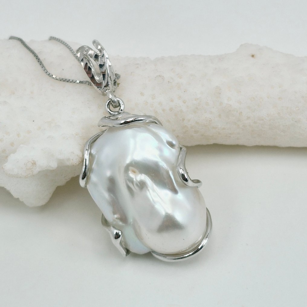 银 - 吊坠项链 - 贝尔拉·巴罗卡 #1.0