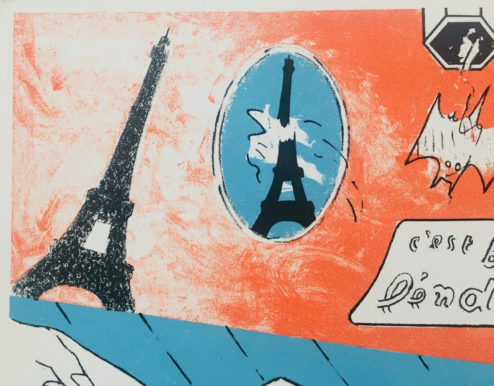 Hervé Télémaque (1937-2022) - Sans-titre - Lithographie originale signée #3.2