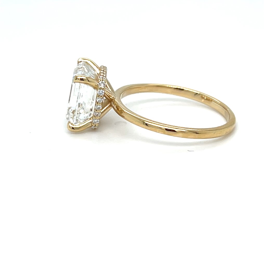 Nincs minimálár - Gyűrű - 14 kt. Sárga arany - 4.11ct. tw. Gyémánt (Laboratóriumban előállított) - Gyémánt #4.3