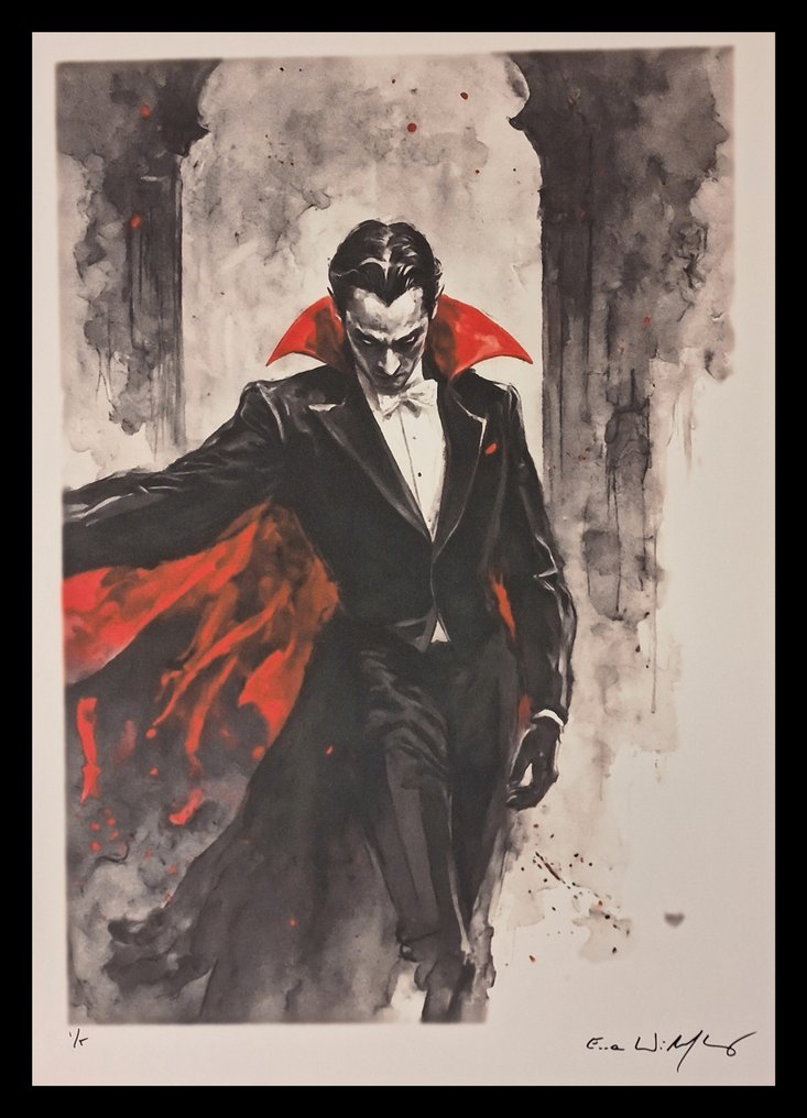 Count Dracula - Vintage Pin Up edition by Emma Wildfang - Large size #1.0