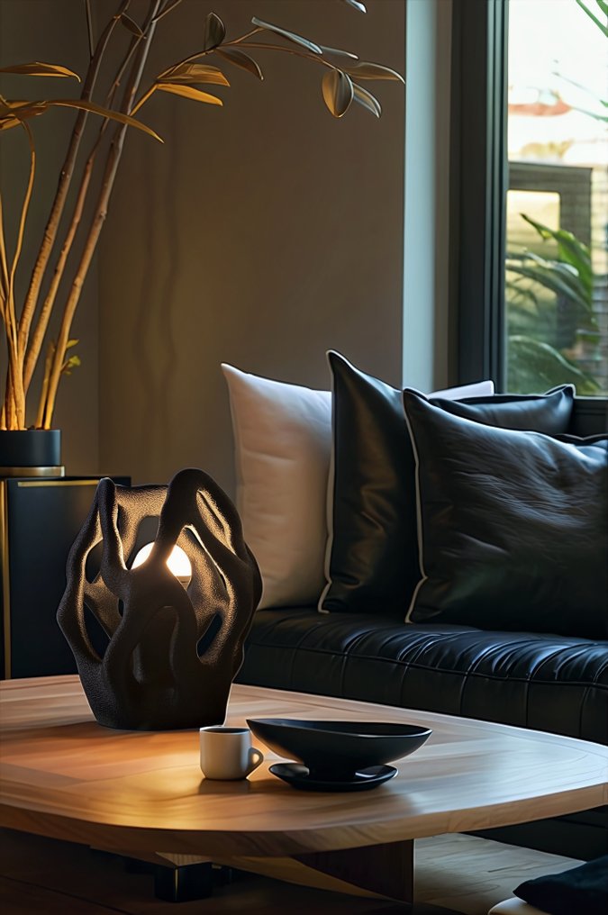 Cornu Design - Table lamp - CRN224-Black - PLA - 3D Printed #3.2