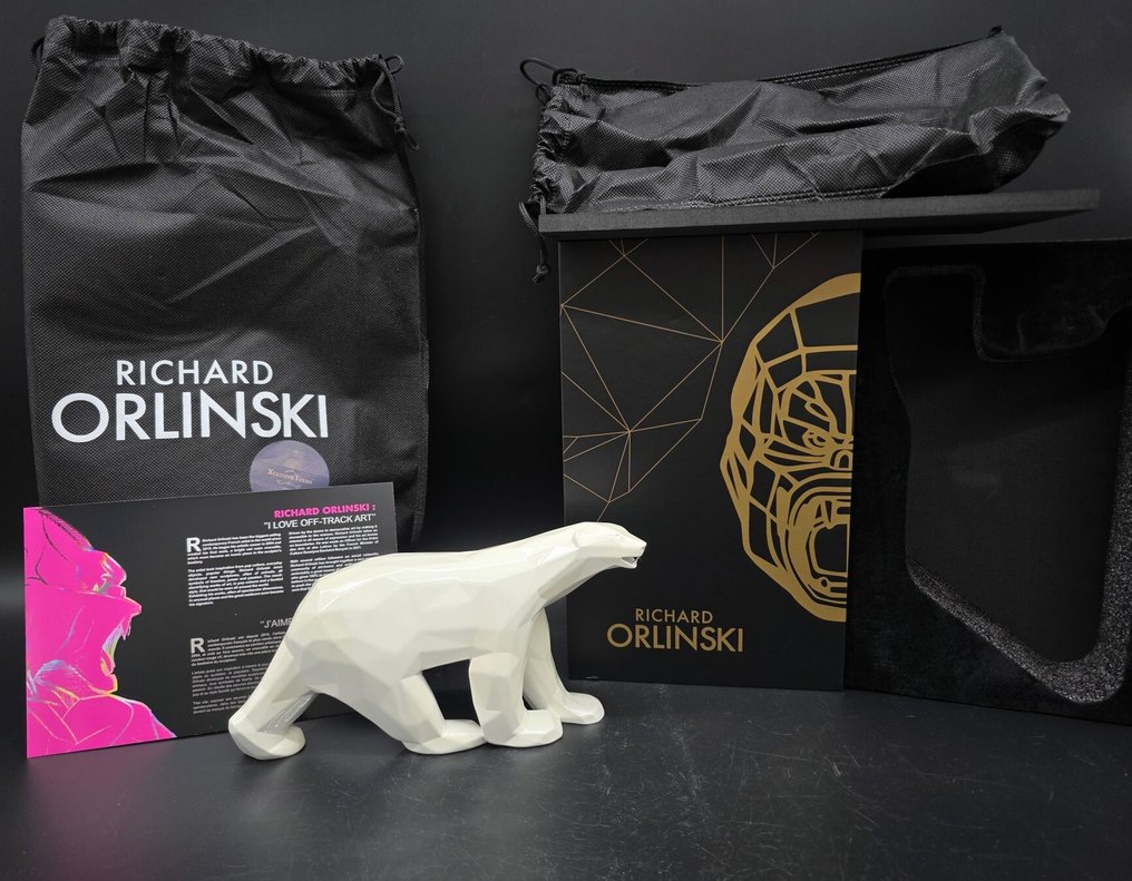 Richard Orlinski (1966) - Polar Bear + Gift Box #1.0