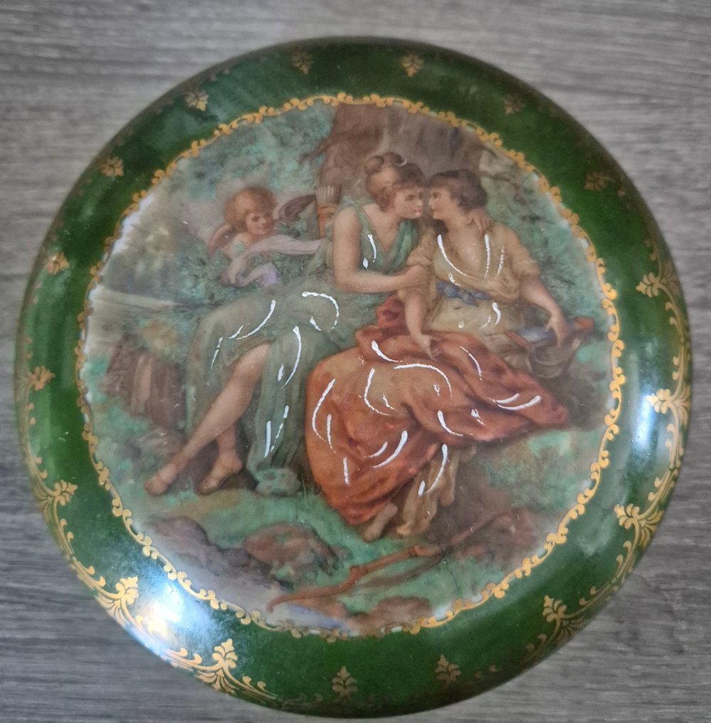 Fontanille & Marraud Limoges - limoges france - Βάζο μπισκότων - Μαλακή πορσελάνη - Μπισκοτιέρα #1.0