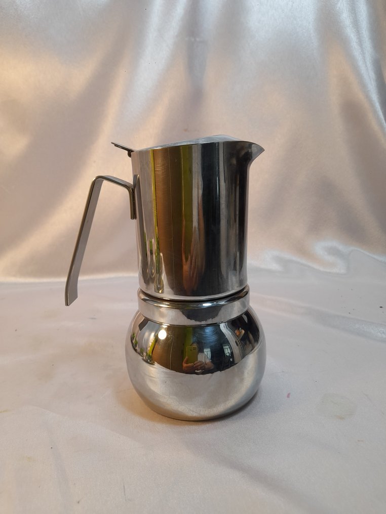 Stella - Inox Pran - 6人用咖啡套装 - San Francisco - 钢铁与玻璃 #3.2