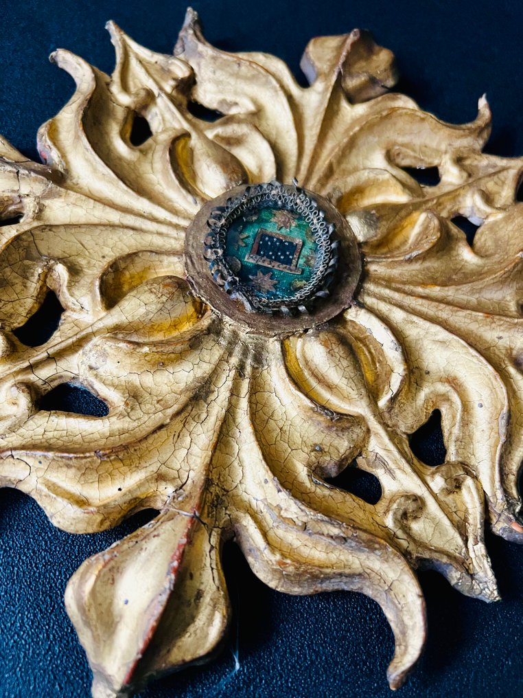 Reliquary - Glass, Boiled meat - 1800-1850 - Relic of St. Charles Borromeo #3.2